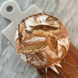 sourdough whole wheat 75% freshly milled