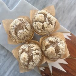 Organic Sourdough Banana Nut Muffins