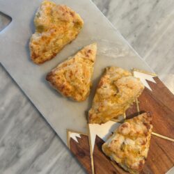 sourdough chedder & chive scones