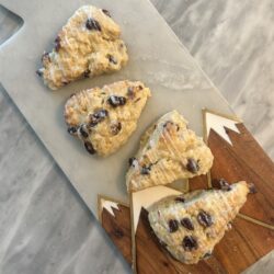 sourdough cranberry scones